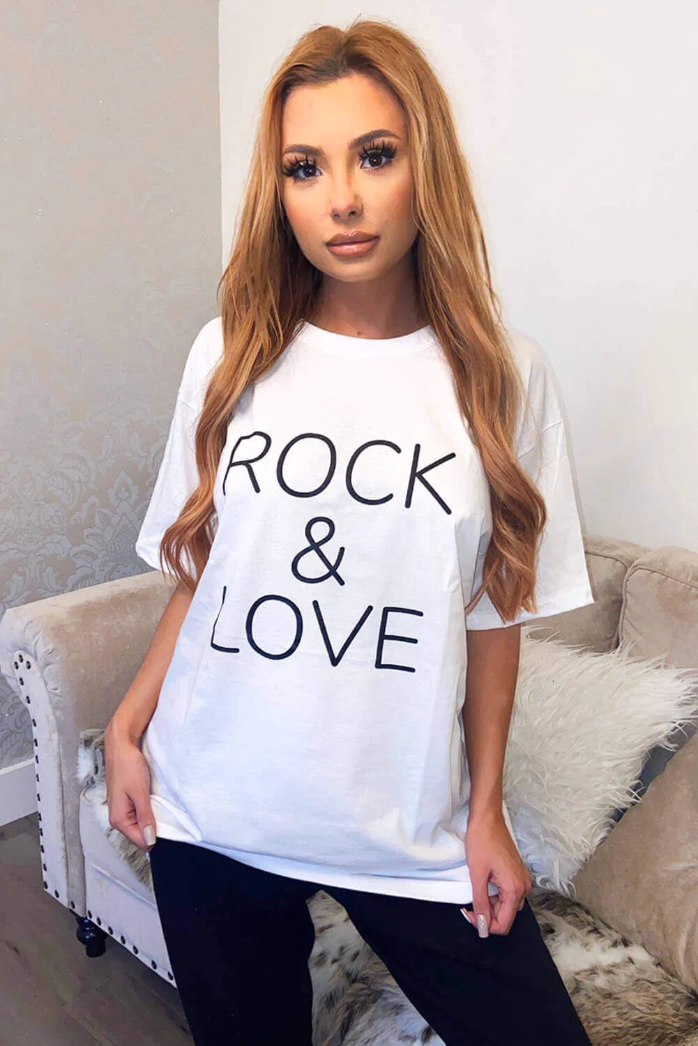 White Rock and Love T-Shirt - Swimclubus