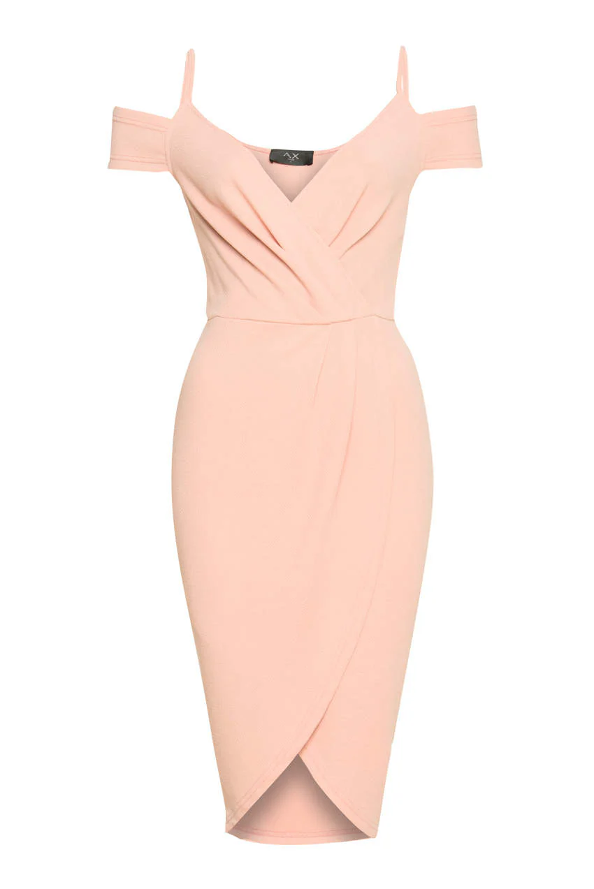 Blush Wrap Around Dress - Swimclubus