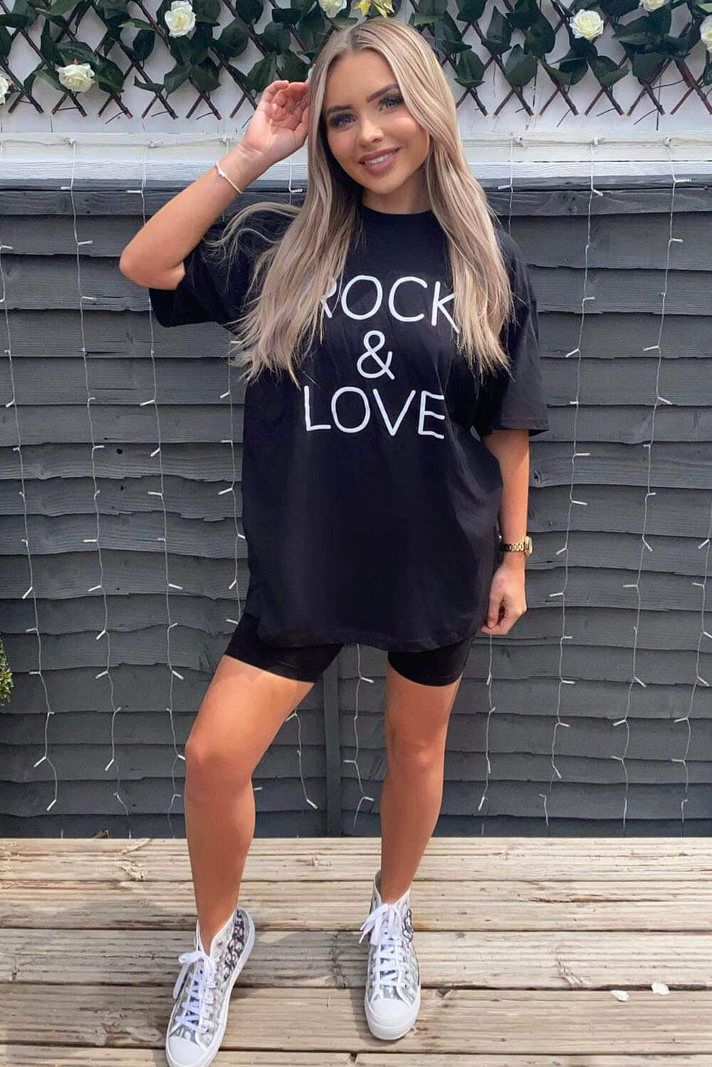 Black Rock and Love T-Shirt - Swimclubus