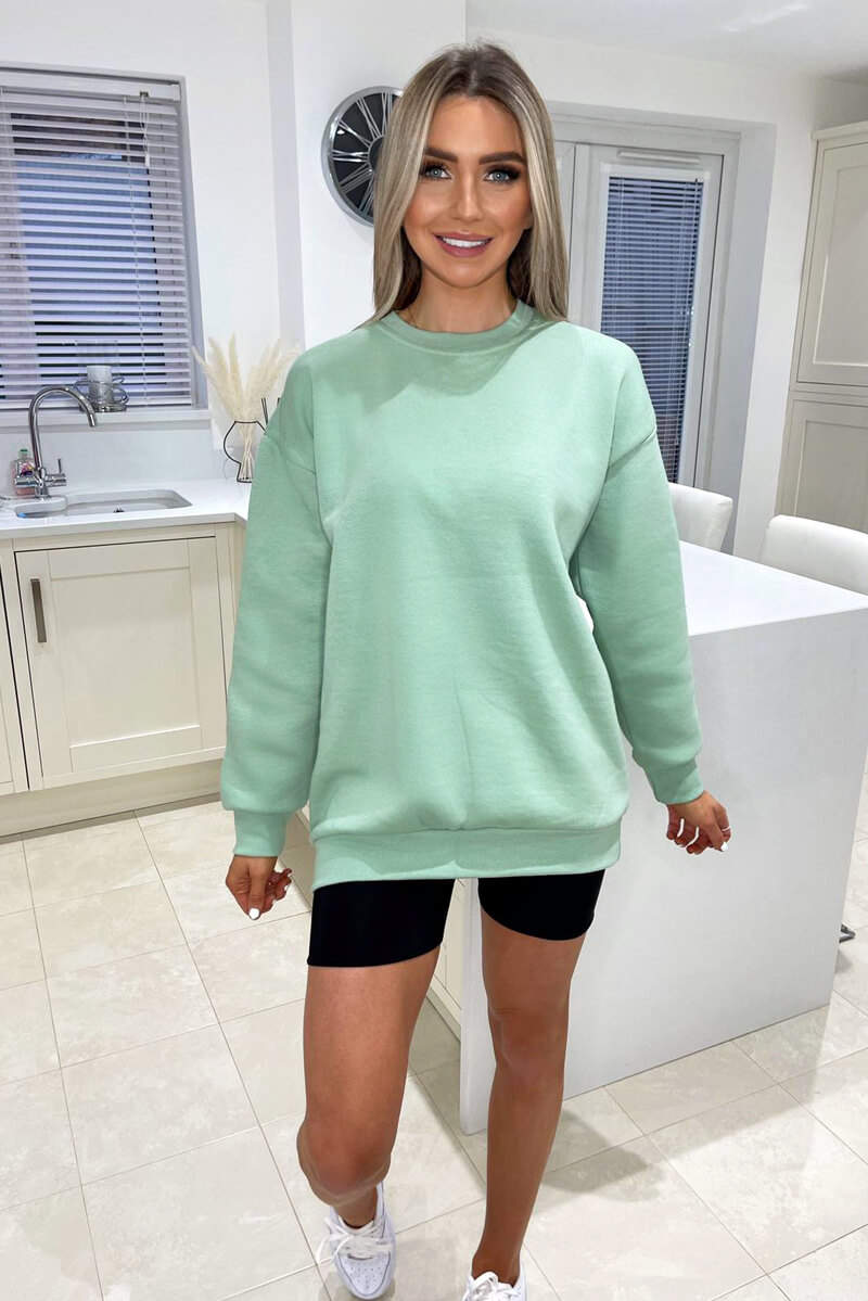 Sage Oversized Sweatshirt - Swimclubus