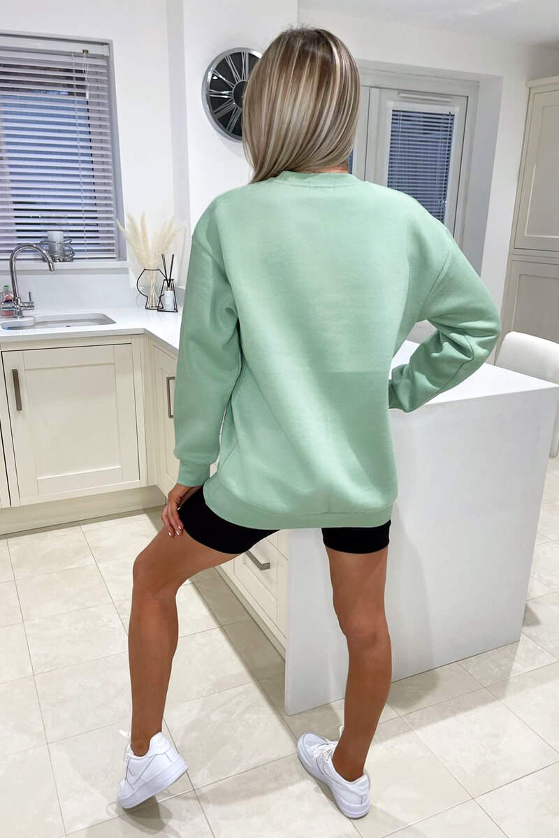 Sage Oversized Sweatshirt - Swimclubus