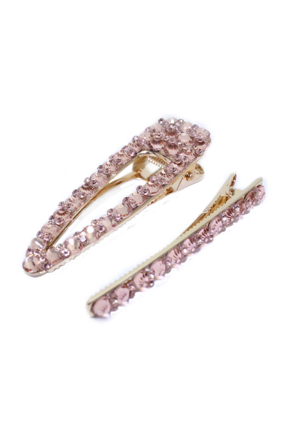 Rose Gold Oversized  2 Piece Hair Clips - Swimclubus