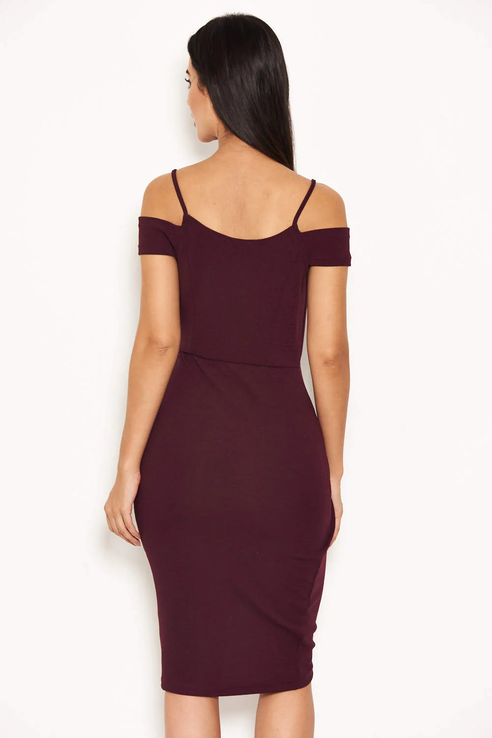 Plum Wrap Around Dress - Swimclubus