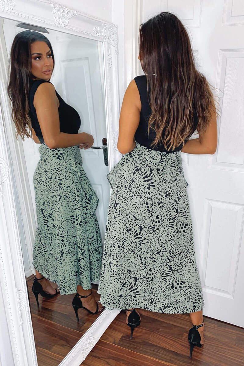 Black 2 In 1 Padded Shoulder Midi Dress - Swimclubus