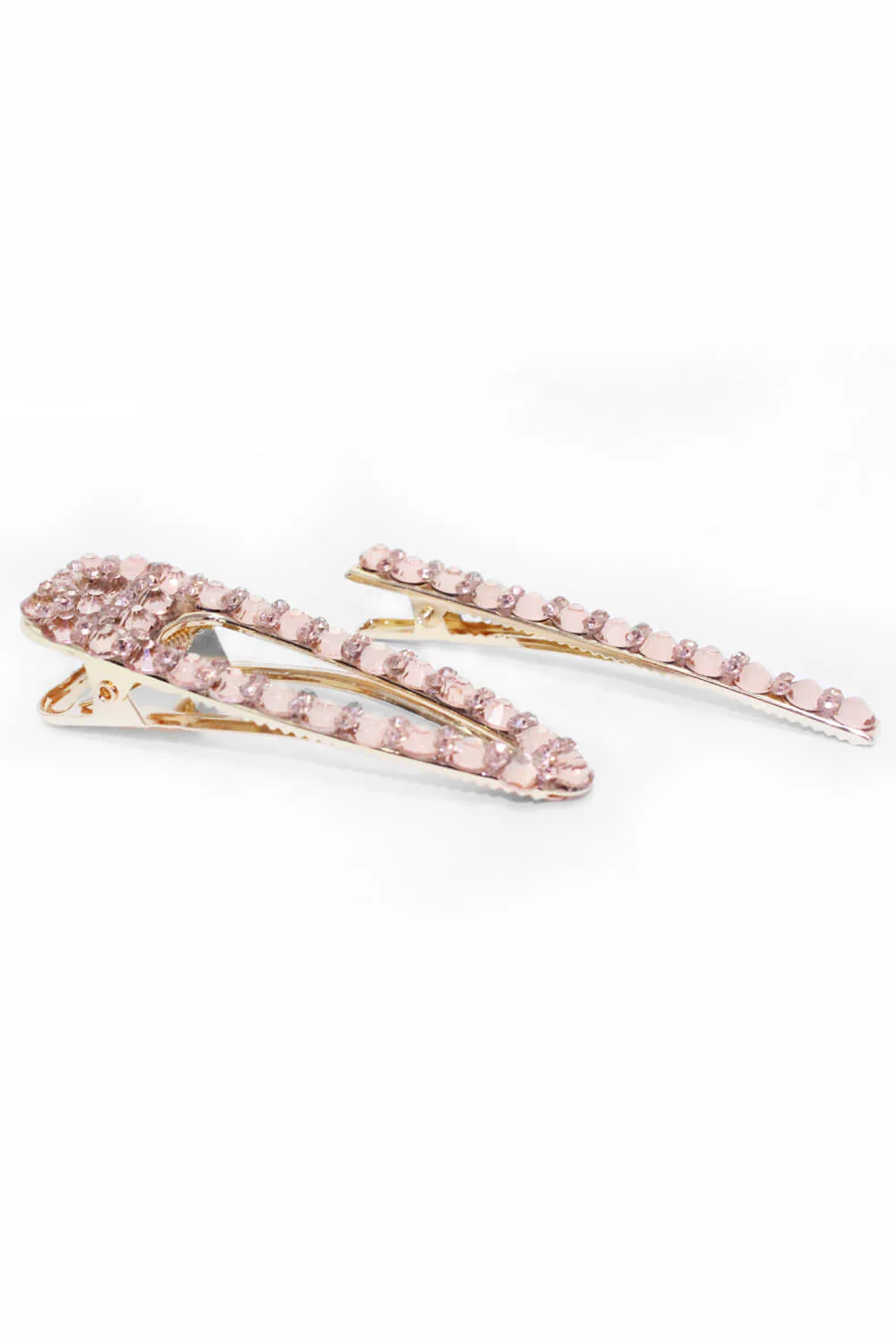 Rose Gold Oversized  2 Piece Hair Clips - Swimclubus