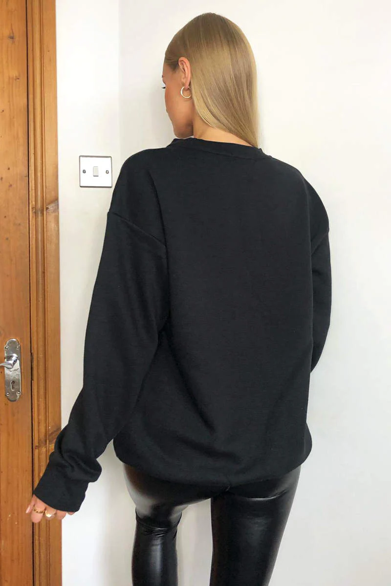 Black Saint Sweatshirt - Swimclubus