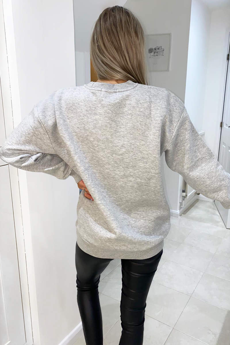 Grey Day Off Sweatshirt - Swimclubus